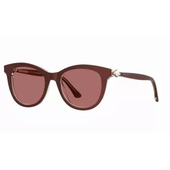 JIMMY CHOO dames zonnebril Annabeth/S - zwart montuur, grijze verloopglazen - 51/19/145 mm