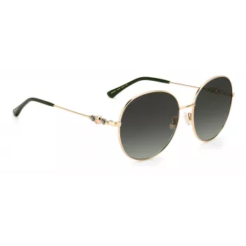 JIMMY CHOO dames BIRDIESPEFIB zonnebril - oversized vierkant cat-eye acetaat montuur - 60/18/145 mm - UV400-bescherming
