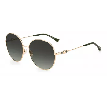 JIMMY CHOO dames BIRDIESPEFIB zonnebril - oversized vierkant cat-eye acetaat montuur - 60/18/145 mm - UV400-bescherming