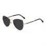 JIMMY CHOO dames CAROLS2M2IR cat-eye zonnebril - zwart acetaat frame, grijs verlopende glazen 56/18/140 mm