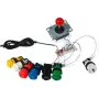 JOY-IT RBT DIY encoder USB arcade-controllerbord voor DIY-arcadekasten en fightsticks (SBC-ZDE)