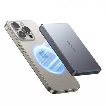 JOYROOM 20W Metal Magnetic Draadloze Powerbank 10000mAh Gray