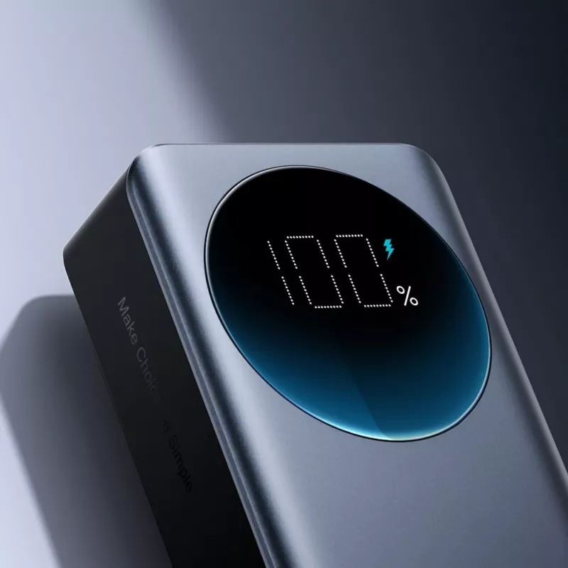 JOYROOM 30000mAh 65W powerbank met digitaal display (JR-PBF05) - zwart