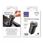 JOYROOM 45W USB-auto-oplader met USB-C en USB-A, Power Delivery, Quick Charge 3.0, AFC, SCP, grijs (C-A35)