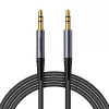 Joyroom audiokabel stereo, 3,5 mm jackstekker, 1,2 m, zwart (SY-A08)