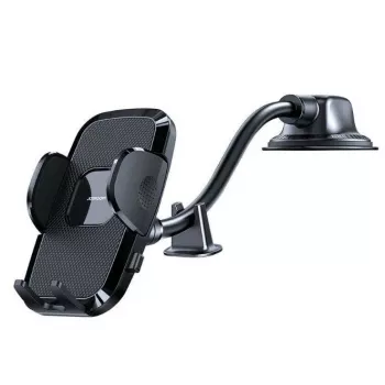 Joyroom telefoonhouder met flexibele arm voor dashboard en voorruit zwart