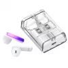 Joyroom IceLens Series True Wireless earbuds met LED-lichten, Bluetooth 5.3, wit (JR-TC1-WHT)