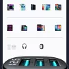 Joyroom JR-CCD03 Autolader met digitaal display, 3x USB-A, 17W, 3,4A, zwart