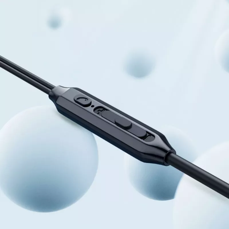 Joyroom JR-EC06 Bedrade in-ear oordopjes met afstandsbediening en microfoon, USB-C, grijs