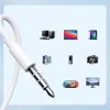 Joyroom JR-EW01 In-Ear Bekabelde Mini-oordopjes met Afstandsbediening - Wit
