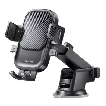 Joyroom JR-OK6 telefoonhouder voor de auto - zuignap voor dashboard & voorruit - universeel voor 4,7-7,2 inch smartphones - 360° draaibaar - zwart