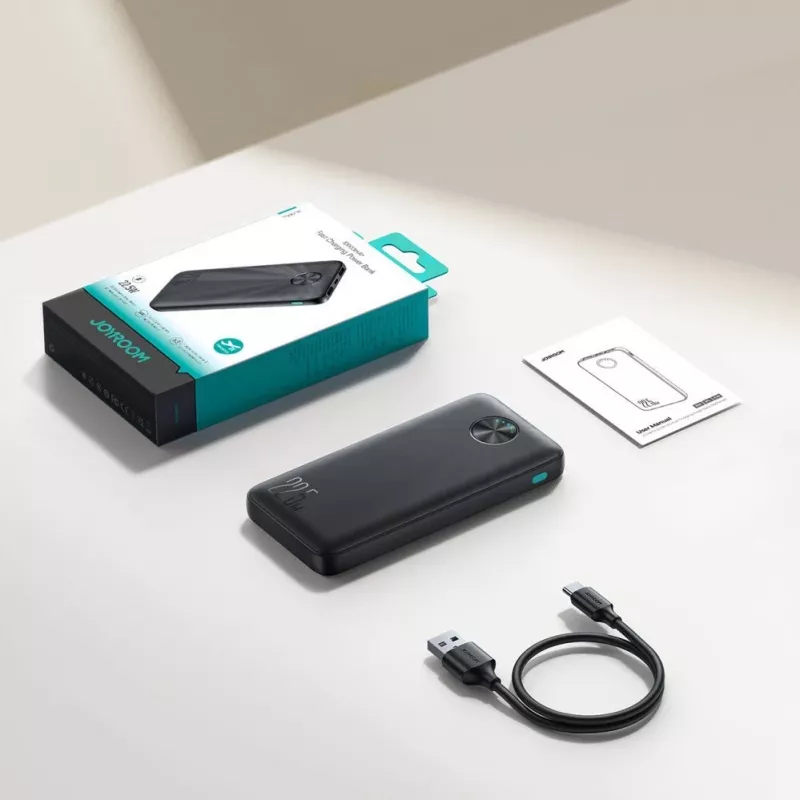 Joyroom JR-PBF15 Powerbank 10000mAh USB-C USB-A 22.5W zwart