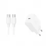 JOYROOM JR-TCF20 20W USB-C-voeding met USB-C naar USB-C-kabel (1m)