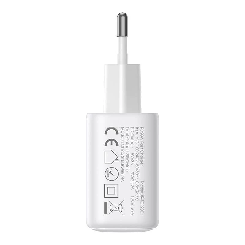 Joyroom JR-TCF20 PD20W EU-netlader (wit)