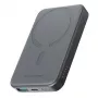 JOYROOM JR-W020 mini powerbank 5000mAh 20W USB-A USB-C draadloos opladen - zwart + USB-C-kabel