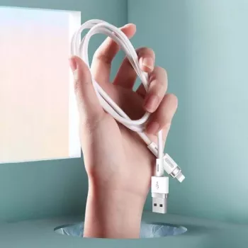 Joyroom Lightning naar USB-A kabel 2,4A 1,2m zwart (S-1224N2)