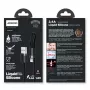 Joyroom Lightning naar USB-A kabel 2,4A 1,2m zwart (S-1224N2)