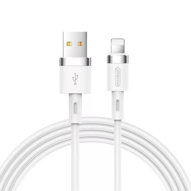 Joyroom Lightning - USB-kabel 2,4A, 1,2m, wit (S-1224N2)