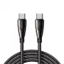 JOYROOM Pioneer 240W USB-C naar USB-C-kabel SA31-CC5 1,2m zwart