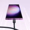 JOYROOM S-AC027A141B 1,2 m USB-A naar Lightning gevlochten kabel, zwart