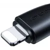 JOYROOM S-UL012A11 USB-A naar Lightning gevlochten kabel 1,2 m zwart
