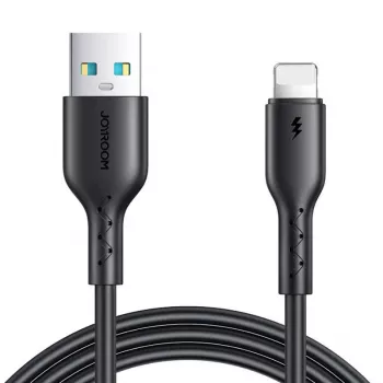 Joyroom SA26-AL3 USB-A naar Lightning Flash Charge kabel, 3A, 1m, zwart