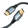 JOYROOM SY-20H1 HDMI 2.0-kabel 2m 4K 60Hz gevlochten nylon grijs