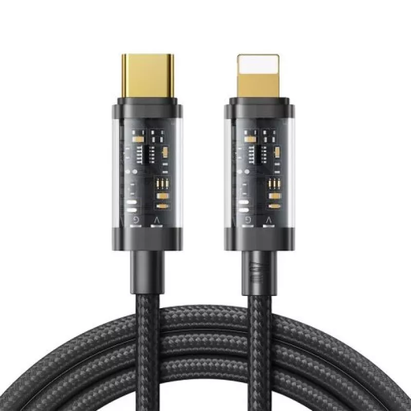 Joyroom Type-C naar Lightning A10 Series snellaadkabel PD 20W, 1,2m, zwart (S-CL020A12)