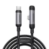 JOYROOM Type-C naar Lightning EnjoyX Series 90° kabel A56, 30W, 480Mbps, 1,2m, zwart (S-A56)