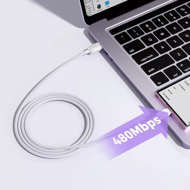 JOYROOM USB-A naar Lightning kabel 1,2 m wit
