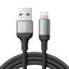 Joyroom USB-A naar Lightning kabel, 2,4A, 1,2m, zwart (S-UL012A10)
