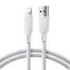 Joyroom USB-A naar Lightning-kabel Multi-Color-serie A14, 480 Mbps, 3A, 1,2m, wit (SA34-AL3)