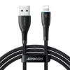 Joyroom USB-A naar Lightning kabel Starry Series, 480 Mbit/s, 3A, 1m, zwart (SA32-AL3)