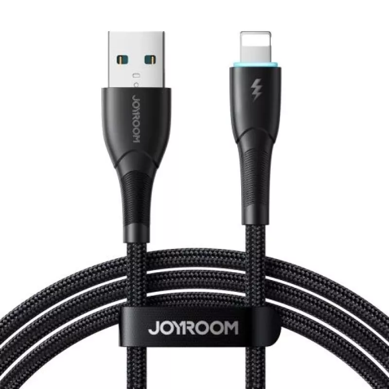 Joyroom USB-A naar Lightning kabel Starry Series, 480 Mbit/s, 3A, 1m, zwart (SA32-AL3)