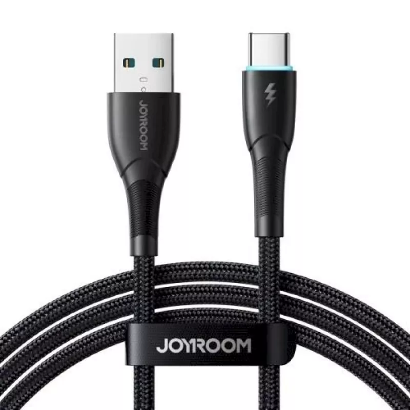 JOYROOM USB-A naar USB-C kabel Starry Series, 480 Mbps, 3A, 1 m, zwart (SA32-AC3)