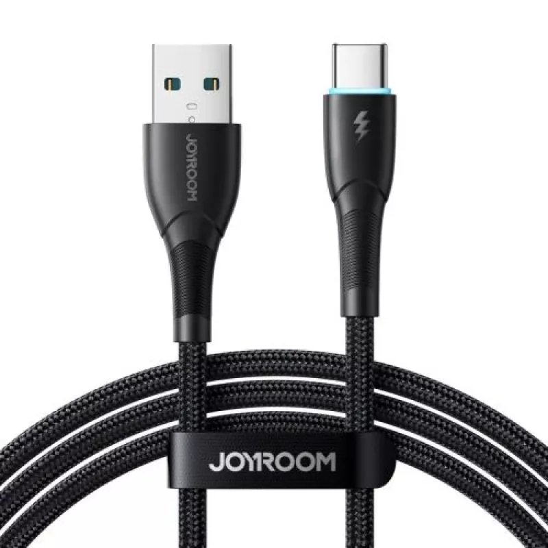 JOYROOM USB-A naar USB-C kabel Starry Series, 480 Mbps, 3A, 1 m, zwart (SA32-AC3)