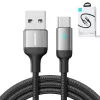 JOYROOM USB-A naar USB-C datakabel, 3A, 1,2m, zwart (S-UC027A10)