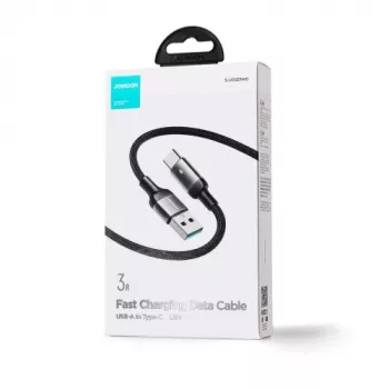 JOYROOM USB-A naar USB-C datakabel, 3A, 1,2m, zwart (S-UC027A10)