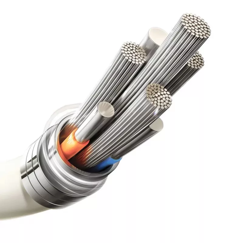 Joyroom USB-C naar Lightning kabel 1,2m wit MFi-gecertificeerd 20W PD snelladen