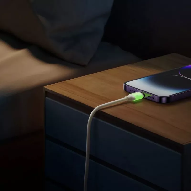Joyroom USB-C naar Lightning kabel 1,2m wit MFi-gecertificeerd 20W PD snelladen