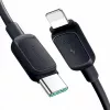 JOYROOM USB-C naar Lightning kabel Multi-Color serie A14, 20W, 480 Mbps, 1,2 m, zwart (S-CL020A111B)