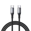 JOYROOM USB-C naar USB-C Flash Series kabel A28 60W PD snelladen 480Mbps datasync 2m zwart