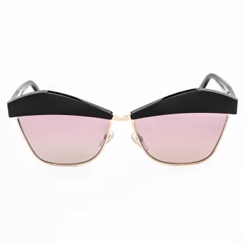 JPLUS Woman JP5076-01 zonnebril - acetaat vierkant montuur - UV400-bescherming - 58/13/145 mm