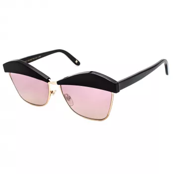 JPLUS Woman JP5076-01 zonnebril - acetaat vierkant montuur - UV400-bescherming - 58/13/145 mm
