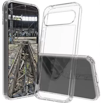 JT Berlin BackCase Pankow Clear voor Google Pixel 9 & Pixel 9 Pro - transparante TPU-hoes 11084