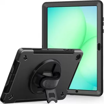 JT Berlin Rugged Kickstand & Handstrap hoes voor Samsung Galaxy Tab A11+ 2025 zwart bulk 30023