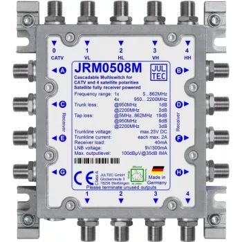 JULTEC JRM0508M satelliet multiswitch 5/8