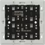 Jung 4008 TSM tastermodule, 1-polig, 250 V AC, 10 A, schroefklemmen, inbouw, wit