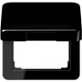 JUNG CD590KLSW klepdeksel-afdekplaat 50x50 mm zwart glanzend voor CD 500 serie