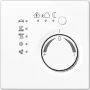 JUNG KNX ruimtetemperatuurregelaar continu met geïntegreerde buskoppeling, LS-design, alpinwit LS2178WW